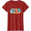 imageStar Wars Logo Fashion Style Summer C3PO TShirtCranberry Red