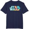 imageStar Wars Logo Fashion Style Summer C3PO TShirtNavy Blue