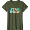 imageStar Wars Logo Fashion Style Summer C3PO TShirtOlive Green
