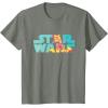 imageStar Wars Logo Fashion Style Summer C3PO TShirtOlive Heather