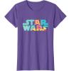 imageStar Wars Logo Fashion Style Summer C3PO TShirtPurple Heather