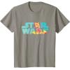 imageStar Wars Logo Fashion Style Summer C3PO TShirtSlate Grey