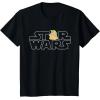 imageStar Wars Logo and The Child from The Mandalorian TShirtBlack