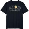 imageStar Wars Logo and The Child from The Mandalorian TShirtBlack
