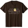 imageStar Wars Logo and The Child from The Mandalorian TShirtBrown