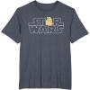 imageStar Wars Logo and The Child from The Mandalorian TShirtHeather Blue