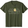 imageStar Wars Logo and The Child from The Mandalorian TShirtOlive Green