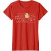 imageStar Wars Logo and The Child from The Mandalorian TShirtRed