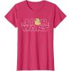 imageStar Wars Logo and The Child from The Mandalorian TShirtRed Heather