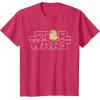 imageStar Wars Logo and The Child from The Mandalorian TShirtRed Heather