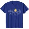 imageStar Wars Logo and The Child from The Mandalorian TShirtRoyal Blue