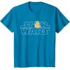 imageStar Wars Logo and The Child from The Mandalorian TShirtSapphire Blue
