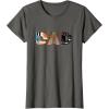 imageStar Wars Luke Yoda Darth Vader Dad Fathers Day Birthday TShirtAsphalt Grey