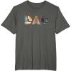 imageStar Wars Luke Yoda Darth Vader Dad Fathers Day Birthday TShirtAsphalt Grey