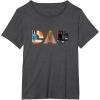 imageStar Wars Luke Yoda Darth Vader Dad Fathers Day Birthday TShirtDark Heather Grey