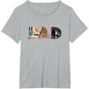 imageStar Wars Luke Yoda Darth Vader Dad Fathers Day Birthday TShirtHeather Grey