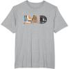 imageStar Wars Luke Yoda Darth Vader Dad Fathers Day Birthday TShirtHeather Grey
