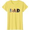 imageStar Wars Luke Yoda Darth Vader Dad Fathers Day Birthday TShirtLemon Yellow