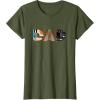 imageStar Wars Luke Yoda Darth Vader Dad Fathers Day Birthday TShirtOlive Green