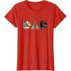 imageStar Wars Luke Yoda Darth Vader Dad Fathers Day Birthday TShirtRed