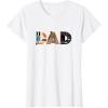 imageStar Wars Luke Yoda Darth Vader Dad Fathers Day Birthday TShirtWhite