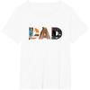 imageStar Wars Luke Yoda Darth Vader Dad Fathers Day Birthday TShirtWhite