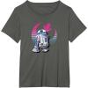 imageStar Wars R2D2 Astromech Droid Rebel Alliance Starbird TShirtAsphalt Grey