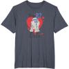 imageStar Wars R2D2 You R2 Cute Valentines Day TShirtHeather Blue