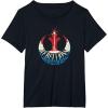 imageStar Wars Rebel Alliance Rebellions are Built on Hope USA TShirtBlack
