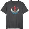 imageStar Wars Rebel Alliance Rebellions are Built on Hope USA TShirtDark Heather Grey