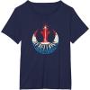 imageStar Wars Rebel Alliance Rebellions are Built on Hope USA TShirtNavy Blue