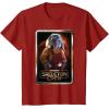imageStar Wars Skeleton Crew Neel with Series Logo Disney TShirtCranberry Red
