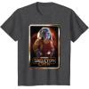 imageStar Wars Skeleton Crew Neel with Series Logo Disney TShirtDark Heather Grey