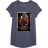 imageStar Wars Skeleton Crew Neel with Series Logo Disney TShirtHeather Blue