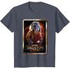 imageStar Wars Skeleton Crew Neel with Series Logo Disney TShirtHeather Blue