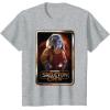 imageStar Wars Skeleton Crew Neel with Series Logo Disney TShirtHeather Grey