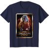 imageStar Wars Skeleton Crew Neel with Series Logo Disney TShirtNavy Blue