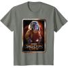 imageStar Wars Skeleton Crew Neel with Series Logo Disney TShirtOlive Heather