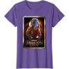 imageStar Wars Skeleton Crew Neel with Series Logo Disney TShirtPurple Heather