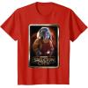 imageStar Wars Skeleton Crew Neel with Series Logo Disney TShirtRed