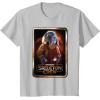 imageStar Wars Skeleton Crew Neel with Series Logo Disney TShirtSilver Grey