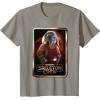 imageStar Wars Skeleton Crew Neel with Series Logo Disney TShirtSlate Grey