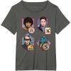 imageStar Wars Skeleton Crew Wim Fern KB and Neel Patches Disney TShirtAsphalt Grey