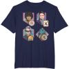 imageStar Wars Skeleton Crew Wim Fern KB and Neel Patches Disney TShirtNavy Blue