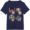 imageStar Wars Skeleton Crew Wim Fern KB and Neel Patches Disney TShirtNavy Blue