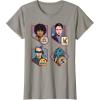 imageStar Wars Skeleton Crew Wim Fern KB and Neel Patches Disney TShirtSlate Grey