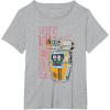 imageStar Wars The Acolyte Pip the PIP Repair Droid TShirtHeather Grey