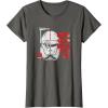 imageStar Wars The Bad Batch Crosshair Logo V2 TShirtAsphalt Grey