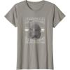 imageStar Wars The Bad Batch Crosshair Unit 99 Big Face TShirtSlate Grey