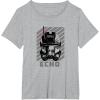 imageStar Wars The Bad Batch Echo Big Face TShirtHeather Grey